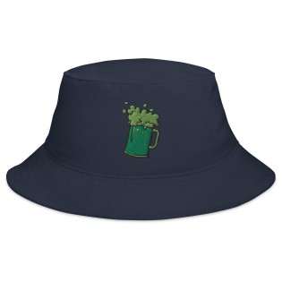 Bucket Hat with Beer Mug...