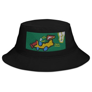 Bucket Hat with Cartoon Car...