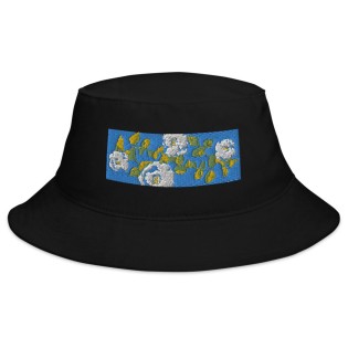 Bucket hat with white...
