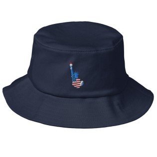 Bucket hat with Statue of...