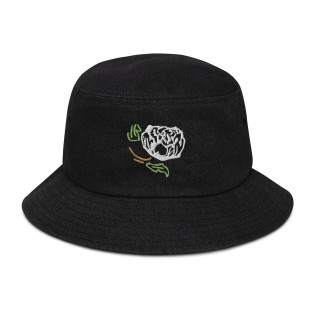 Floral Denim Bucket Hat