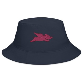 Bucket Hat with Winged Pig...