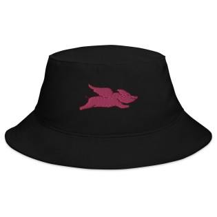 Bucket Hat with Winged Pig...