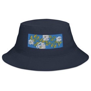 Bucket hat with white...