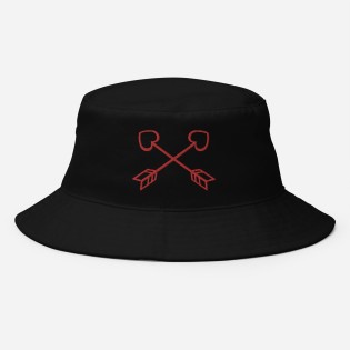 Bucket Hat with Crossed...