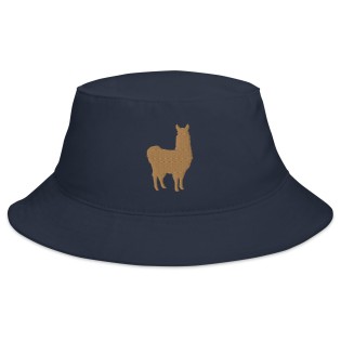 Alpaca pattern bucket hat
